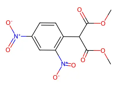 Dimethyl 2-(2,4-dinitrophenyl)malonate structure