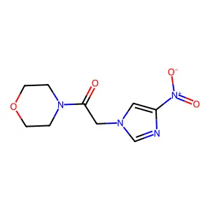 1-Morpholin-4-yl-2-(4-nitroimidazol-1-yl)ethanone structure