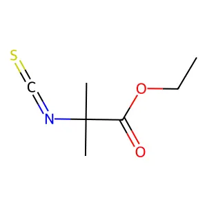 2-Isothiocyanato-2-methylpropionic acid ethyl ester structure