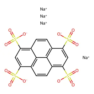 1,3,6,8-芘四磺酸四钠盐 structure