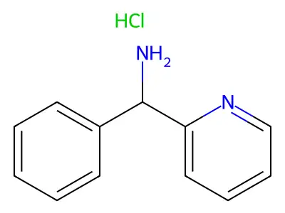 Phenyl(pyridin-2-yl)methanamine hydrochloride structure