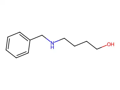 Benzyl(4-hydroxybutyl)azanium structure