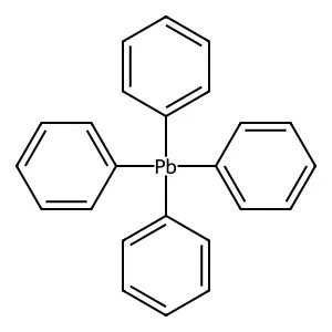 四苯基铅 structure