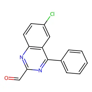 6-Chloro-4-phenylquinazoline-2-carbaldehyde structure