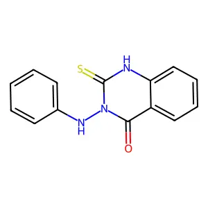 3-anilino-2-mercaptoquinazolin-4(3H)-one structure
