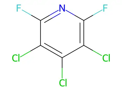 Pyridine, 3,4,5-trichloro-2,6-difluoro- structure