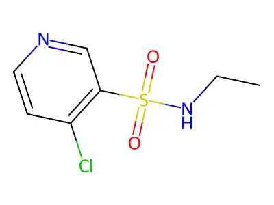 4-chloro-N-ethylpyridine-3-sulfonamide structure