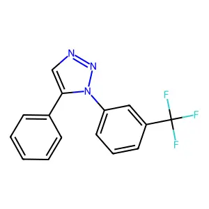 5-Phenyl-1-(3-(trifluoromethyl)phenyl)-1H-1,2,3-triazole structure