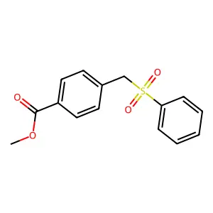 Methyl 4-((phenylsulfonyl)methyl)benzoate structure