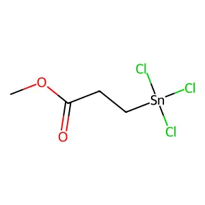 Methyl 3-trichlorostannylpropanoate structure