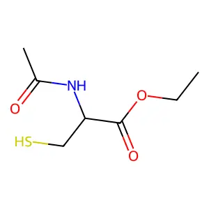 N-乙酰-L-半胱氨酸乙酯 structure