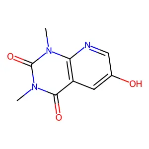 6-Hydroxy-1,3-dimethylpyrido(2,3-d)pyrimidine-2,4(1H,3H)-dione structure