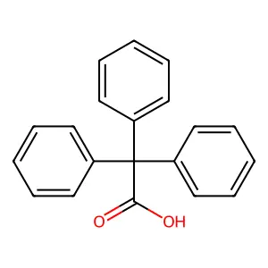 三苯基乙酸 structure