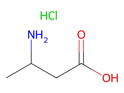 (s)-3-Aminobutanoic acid hydrochloride structure