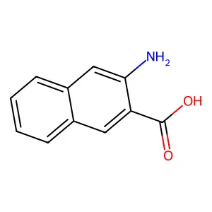 3-氨基-2-萘甲酸 structure