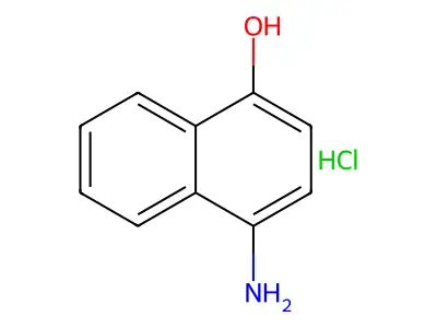 (4-羟基-1-萘基)氯化铵 structure