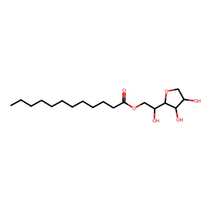 D-Glucitol, 1,4-anhydro-, 6-dodecanoate structure