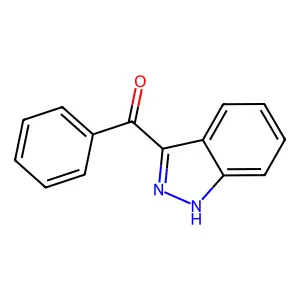 3-Benzoylindazol structure