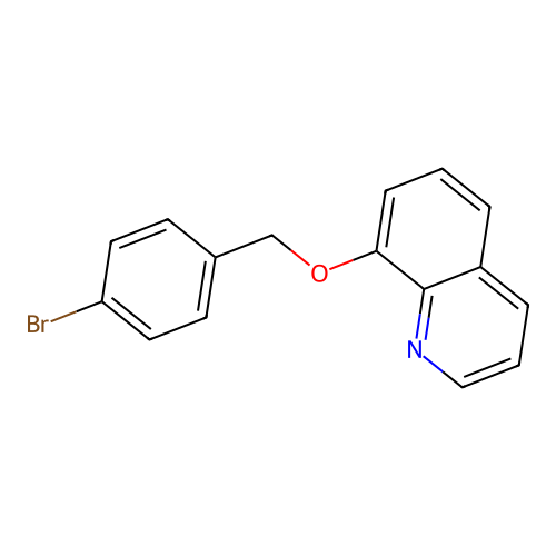 8-[(4-Bromophenyl)methoxy]quinoline structure