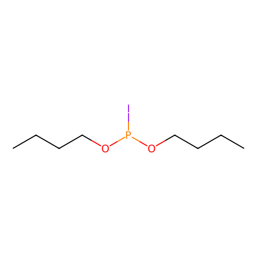 Dibutoxy(iodo)phosphane structure