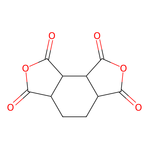 Hexahydrobenzo[1,2-c:3,4-c']difuran-1,3,6,8-tetrone structure