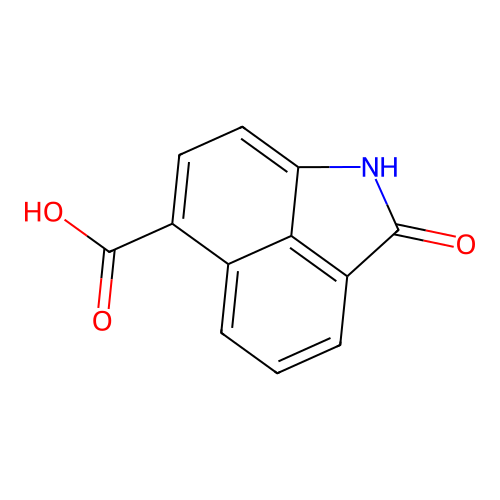 2-Oxo-1,2-dihydrobenzo[cd]indole-6-carboxylic acid structure