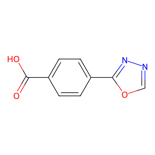 4-(1,3,4-oxadiazol-2-yl)benzoic Acid structure