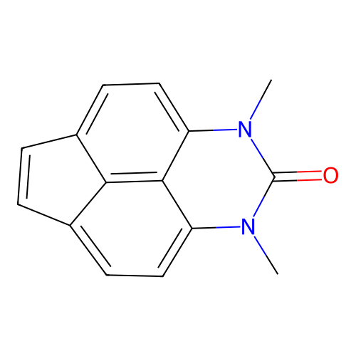1,3-dimethyl-1,3-dihydro-2H-cyclopenta[gh]perimidin-2-one structure