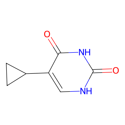 5-Cyclopropyluracil structure