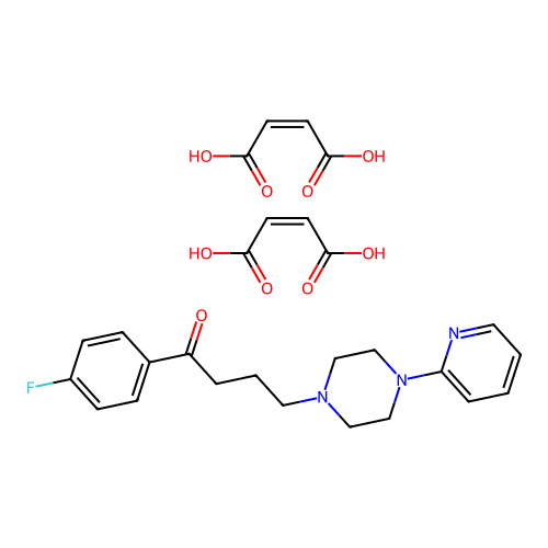 Azaperone dimaleate structure