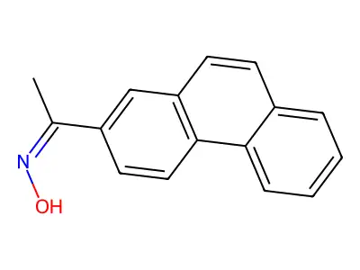 Ethanone,1-(2-phenanthrenyl)-, oxime structure