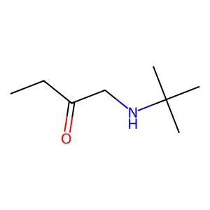 1-(Tert-butylamino)butan-2-one structure