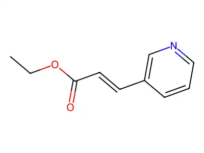 3-Pyridineacrylic acid ethyl ester structure