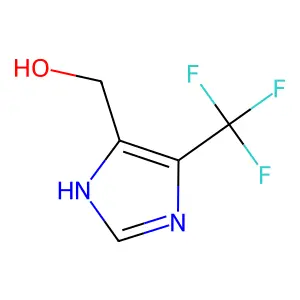 (4-(trifluoromethyl)-1H-imidazol-5-yl)methanol structure