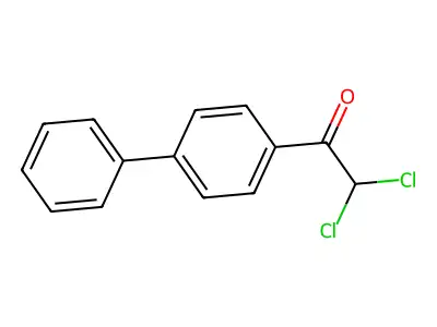 Ethanone, 1-[1,1'-biphenyl]-4-yl-2,2-dichloro- structure