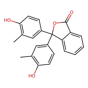 邻甲酚酞 structure