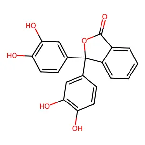 1(3H)-Isobenzofuranone, 3,3-bis(3,4-dihydroxyphenyl)- structure