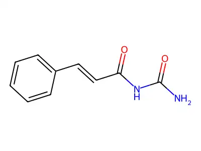 2-Propenamide, N-(aminocarbonyl)-3-phenyl- structure