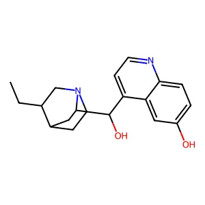 (8alpha,9R)-10,11-Dihydrocinchonan-6',9-diol structure