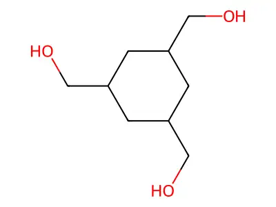 1,3,5-Cyclohexanetrimethanol structure