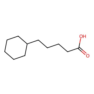 环己烷戊酸 structure