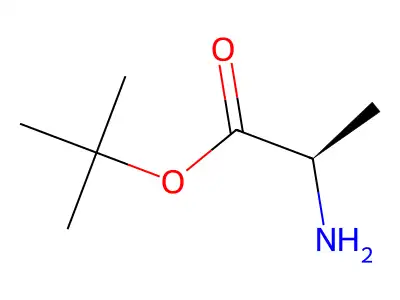 Tert-butyl 2-aminopropanoate structure