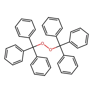 Bis(triphenylmethyl)peroxide structure