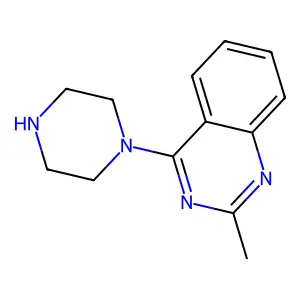 2-Methyl-4-piperazin-1-yl-quinazoline structure