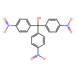 Methanol, tris(p-nitrophenyl)- structure