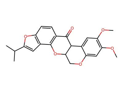 Isorotenone structure