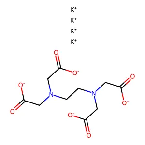 Edetate tetrapotassium structure