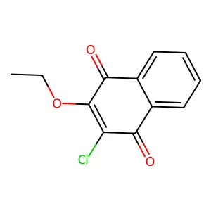 1,4-Naphthalenedione, 2-chloro-3-ethoxy- structure