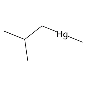 Mercury, methyl(2-methylpropyl)- structure