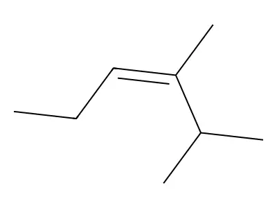 2-Methyl-3-methyl-3-hexene structure